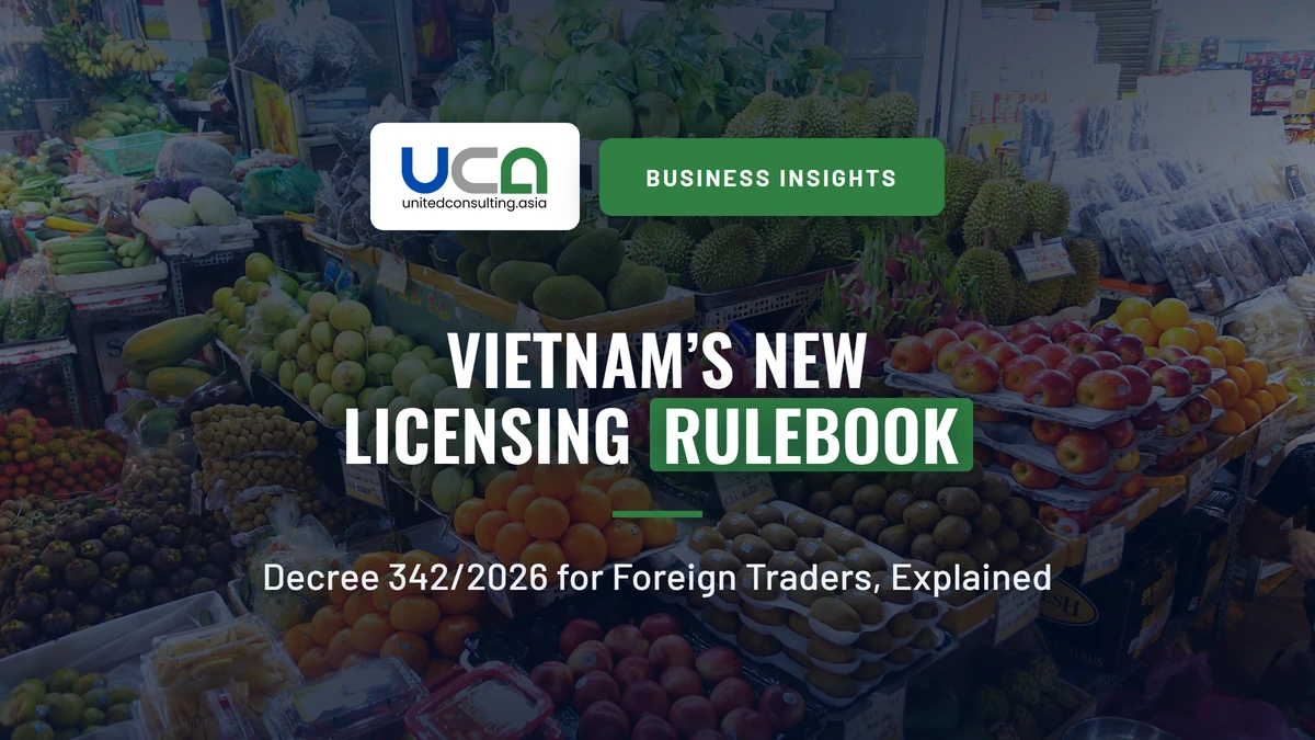 Decree 342/2026 licensing: Ben Thanh Market in Ho Chi Minh City